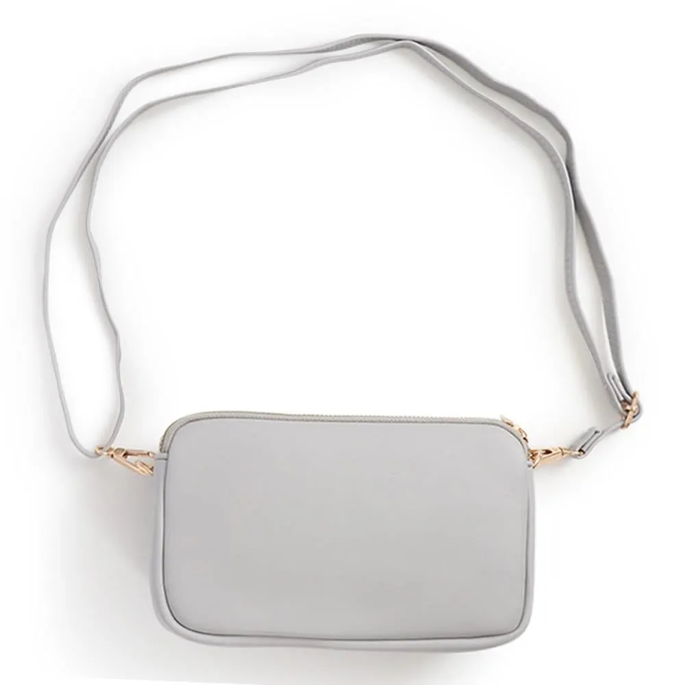 Zip-Close Cross-Body Bag  - PRETT39019 / 325 704