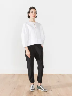 zip front top - white