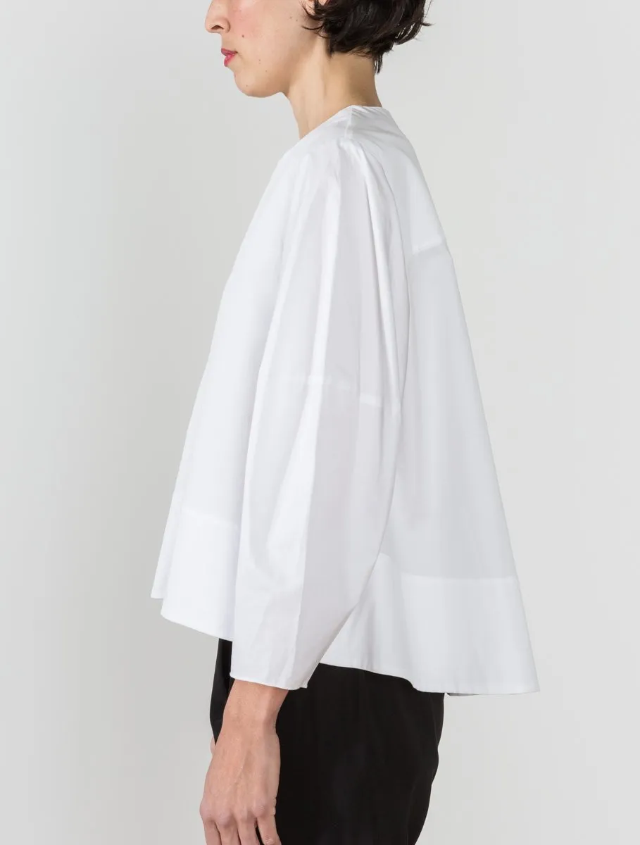 zip front top - white