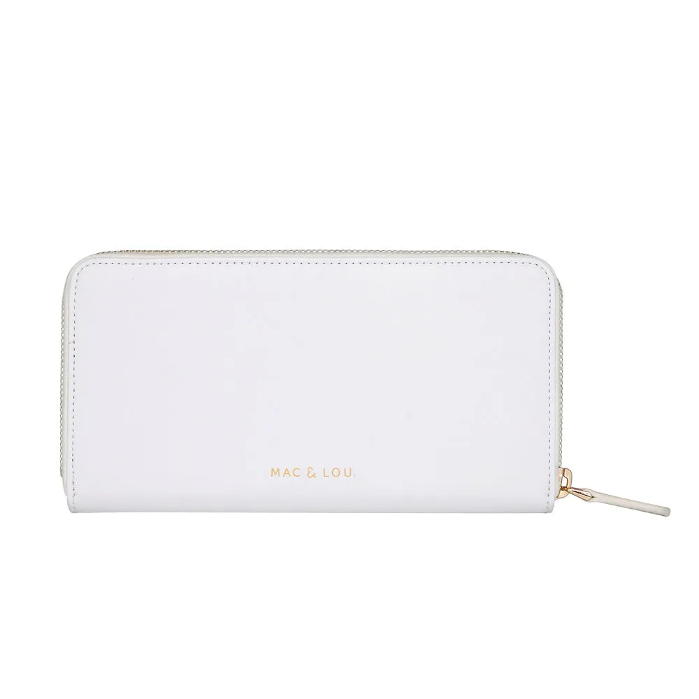 Zip Wallet | Smooth Snow White