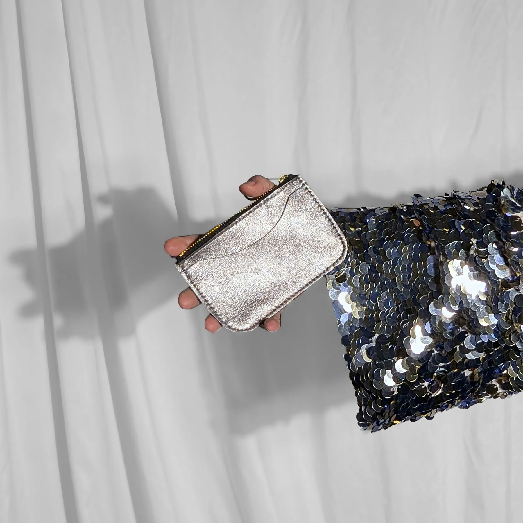 Zippy Two Pocket Pouch with Keychain