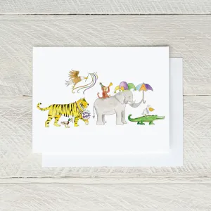 Zoo Band Note Card