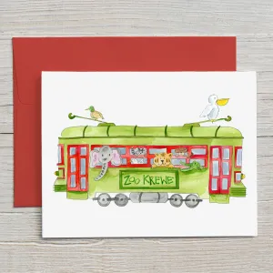 Zoo Krewe Note Card